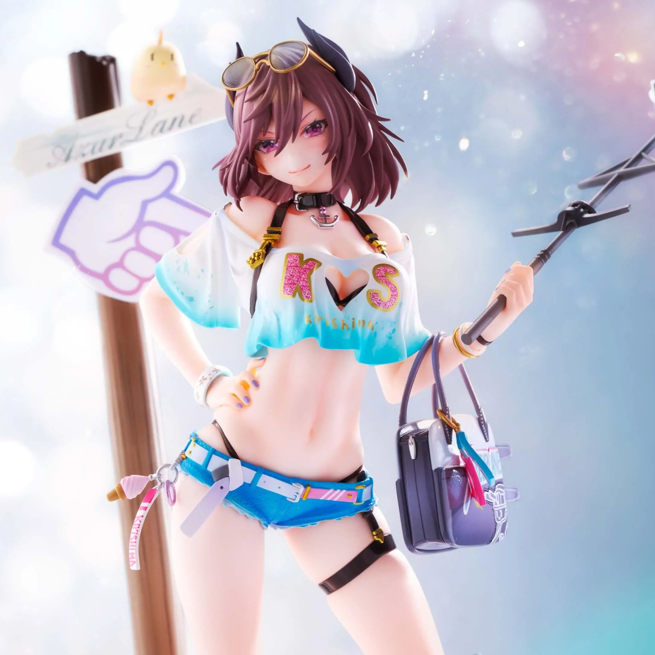 Figurine Kirishima Ver. Bravely Summer de Azur Lane par Mimeyoi